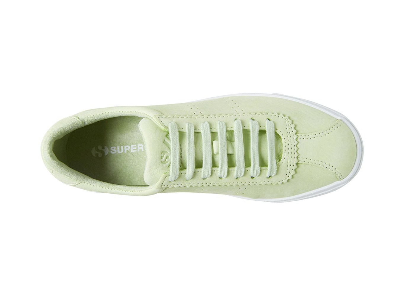 Tenis Feminino Luz Verdes - Superga 2843 Clubs Nbkleaw - UOWEH-5918